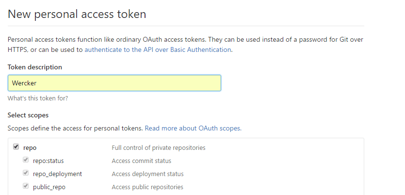 Github Access Token